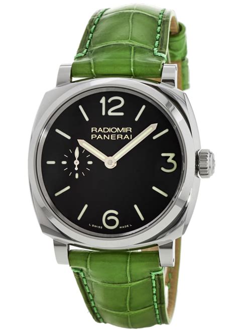 panerai radiomir green strap